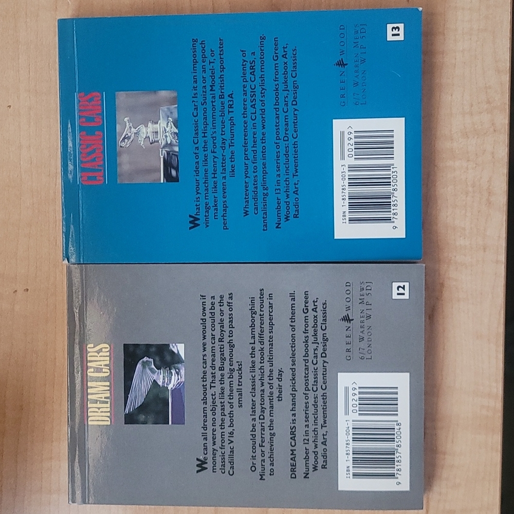 2 books Car postcards - Picture 4 of 5